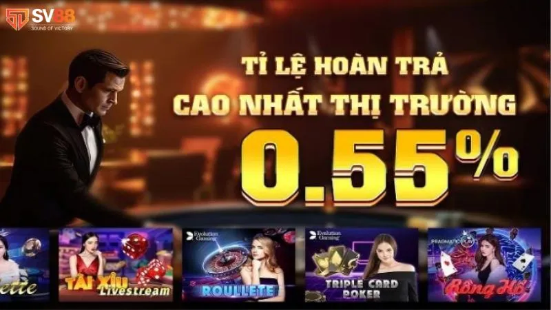 Khám phá chương trình hoàn trả siêu khủng tại SV88